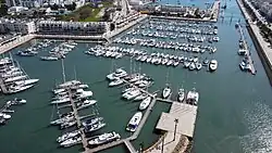 Vista aérea da Marina