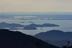 Vista da Baía de Paranaguá e Ilha da Cotinga