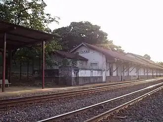 Vista da Estação Ferroviária de Itapina
