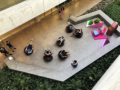 Vista da rampa do Sesc Guarulhos