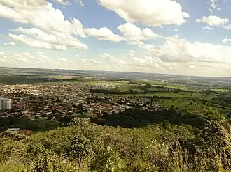Vista da cidade em 2015.