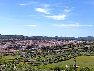Valência de Alcântara desde a ermida da padroeira