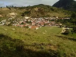 Vista parcialmente panorâmica de Marambainha