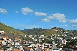 Vista parcial de Inhapim a partir da BR-116