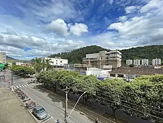 Vista parcial do Centro-Norte com a Alameda 31 de Outubro em destaque