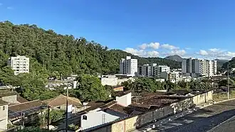 Vista parcial do bairro Funcionários a partir da Igreja de São José do Timirim