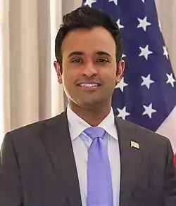 Vivek Ramaswamy é candidato ao governo do estado de Ohio nas eleições de 2026.