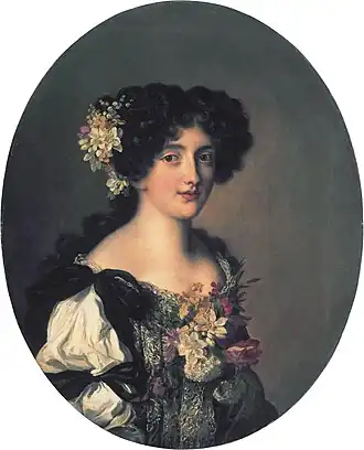 Retrato de Hortênsia Mancini. No Museu Hermitage
