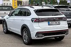 Visão traseira do Volkswagen Taigo