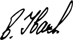 Assinatura de Vladimir Ivashko