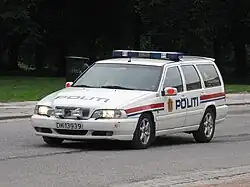 Volvo V70 da polícia norueguesa