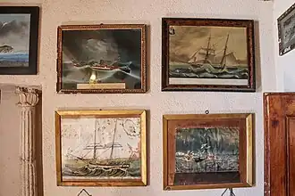 O museu: pinturas votivas
