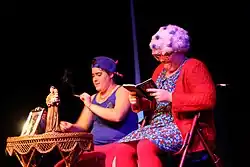 Sílvia Raposo e Mónica Raposo em Vovó Ganza