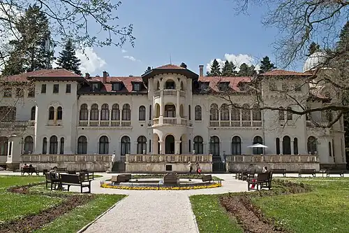 A construção do Novo Palácio no Palácio de Vrana, Sófia