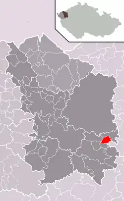 Localização de Vrbice