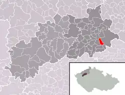 Localização de Vrbno nad Lesy