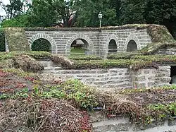 Parte da antiga abadia.