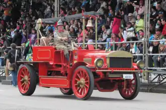 Viatura Merryweather do Corpo de Bombeiros do Paraná.