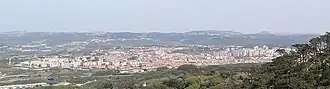Vista de Algueirão-Mem Martins a partir do Castelo dos Mouros, em Sintra