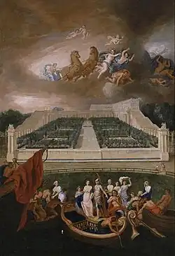 "L'Orangerie" de Jean Cotelle, c. 1693.