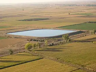 Fotografia do Páramo Leonês vista do ar
