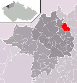 Localização de Vysoká Pec