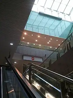 Claraboia da estação.