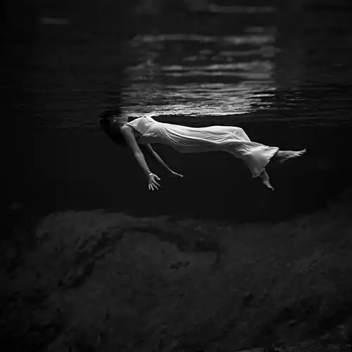 Vista submersa de uma mulher (1947)