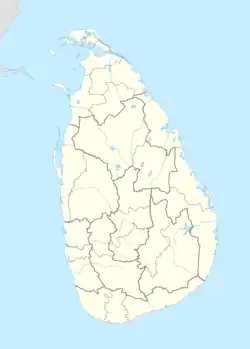 Mapa da Sri Lanka