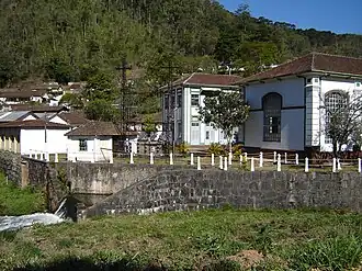 Usina hidrelétrica no centro de Wenceslau Braz