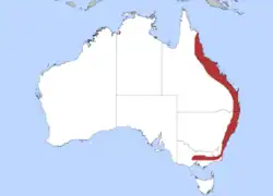 Área de ocorrência