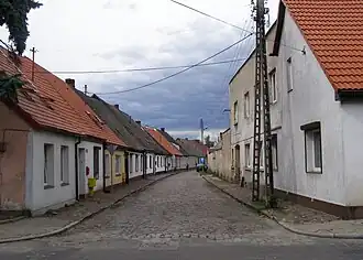 Rua Wiejska — complexo de edifícios em Drezdenko