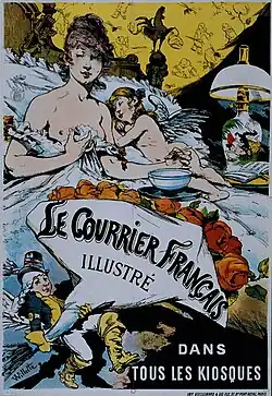 Pôster para Le Courrier Français