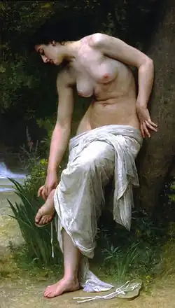 William-Adolphe Bouguereau - Após o banho, 1894