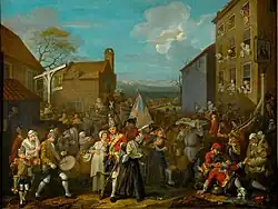 A Marcha da Guarda para Finchley de Hogarth