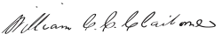 Assinatura de William C. C. Claiborne