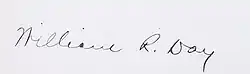 Assinatura de William R. Day