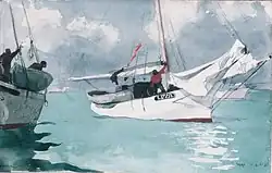 Fishing Boats, Key West, 1903 (35,4 × 55,2 cm)