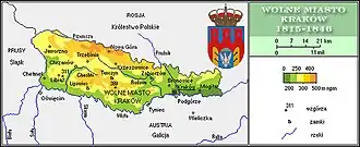 Localização de Cracóvia