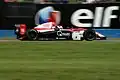 Xavier Maassen guiando a Prema em Donington Park pela World Series by Renault de 2007.