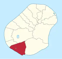 Localização de Iarém em Nauru