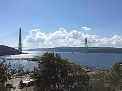 A ponte vista de Poyrazköy