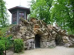 A geleira do parque Caillebotte.