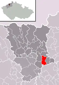 Localização de Žalany