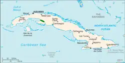 Endêmica de uma área (destacada em verde) de Ciénaga de Zapata, Cuba.