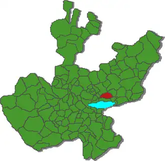 Localização de Zapotlán del Rey em Jalisco