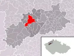 Localização de Žatec