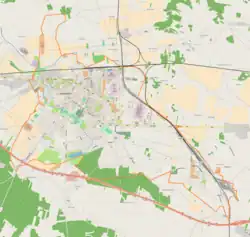 Localização de Zduńska Wola na Polónia