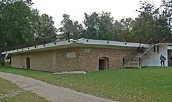 Restos do castelo em Kodeń