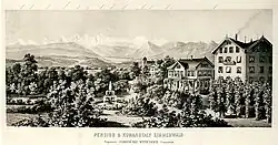 Hotel de Beau Séjour em Zimmerwald, 1865
